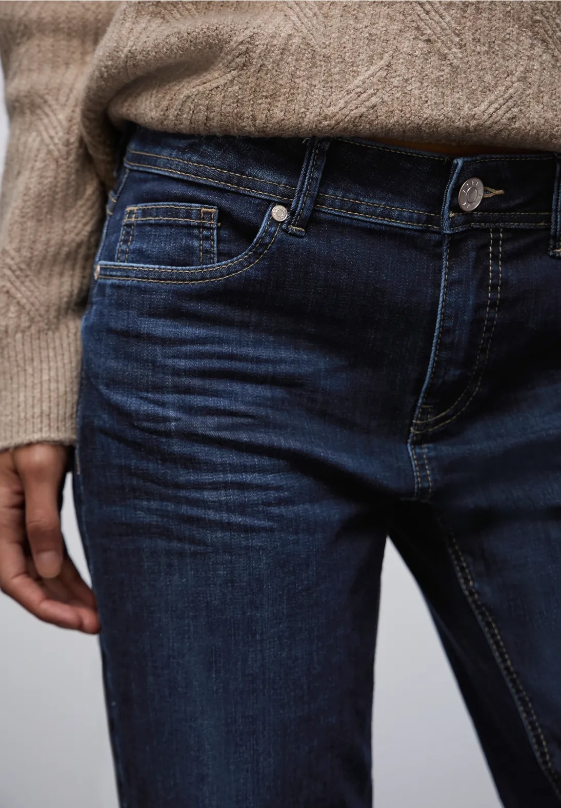 QR Style Straight Leg Dark - Deep Indigo - Street One - 6