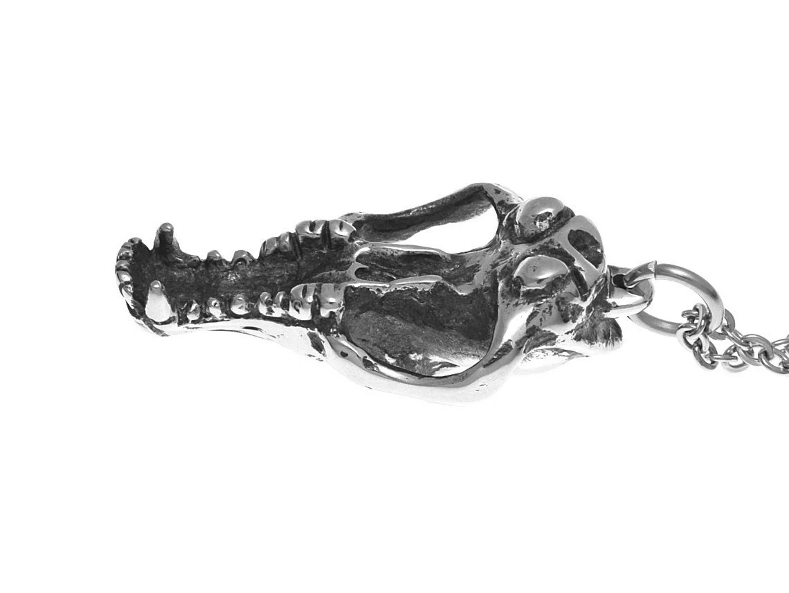 Prärievargskalle Halsband, Handgjort Prärievarg Döskalle Smycke - 4