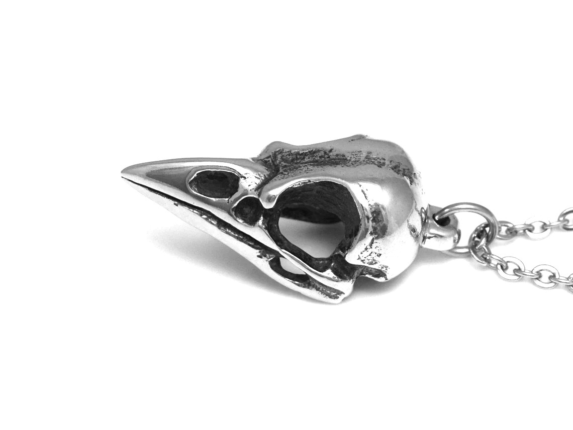 Kajaskalle Halsband, Handgjort Fågelskalle Smycke - 2