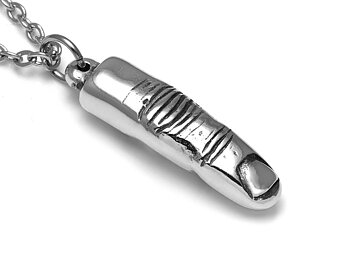 Finger Halsband, Handgjort Anatomi Smycke
