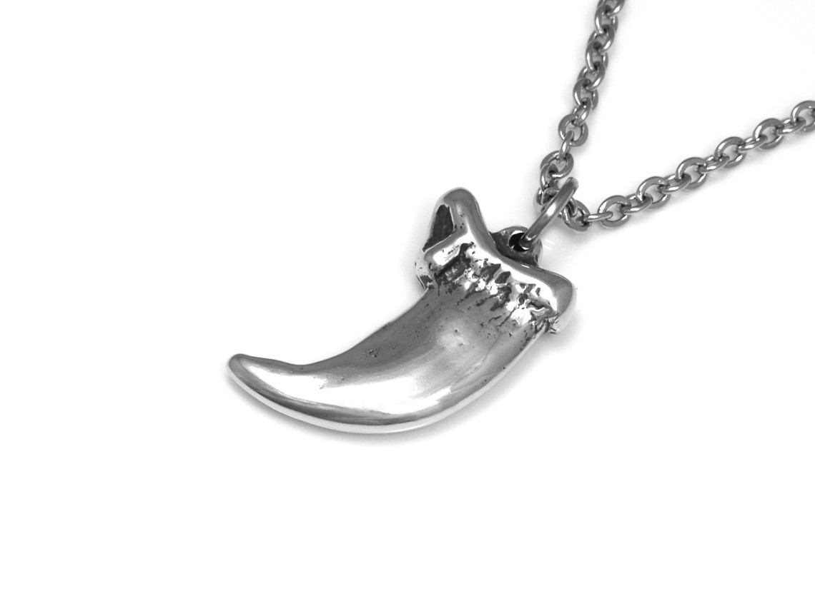 Litet Vargklo Halsband, Handgjort Djur Smycke - 2