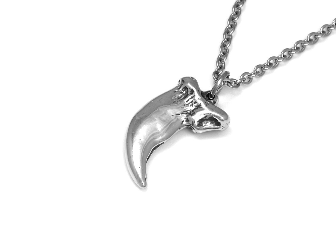 Litet Vargklo Halsband, Handgjort Djur Smycke - 3