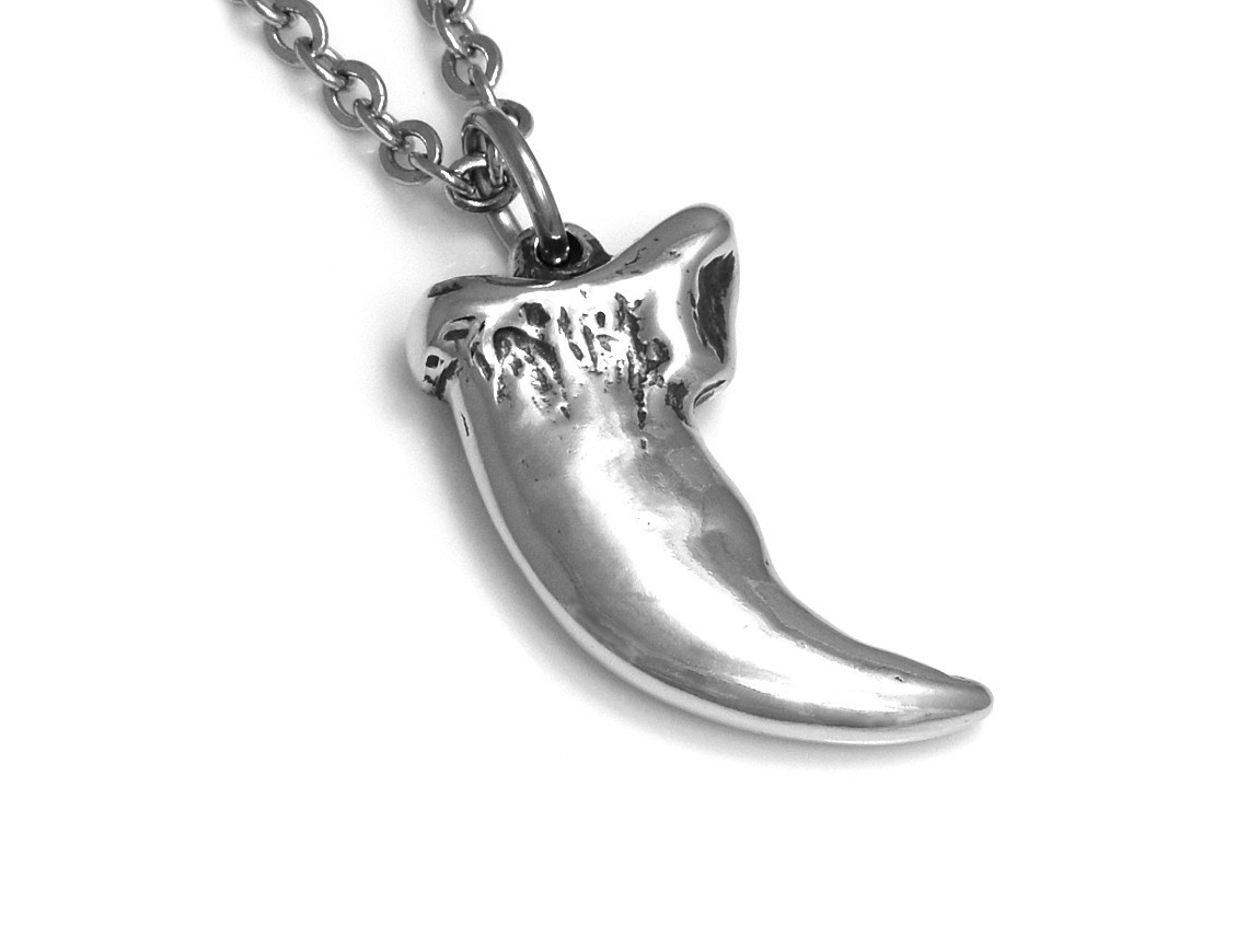 Litet Vargklo Halsband, Handgjort Djur Smycke - 4