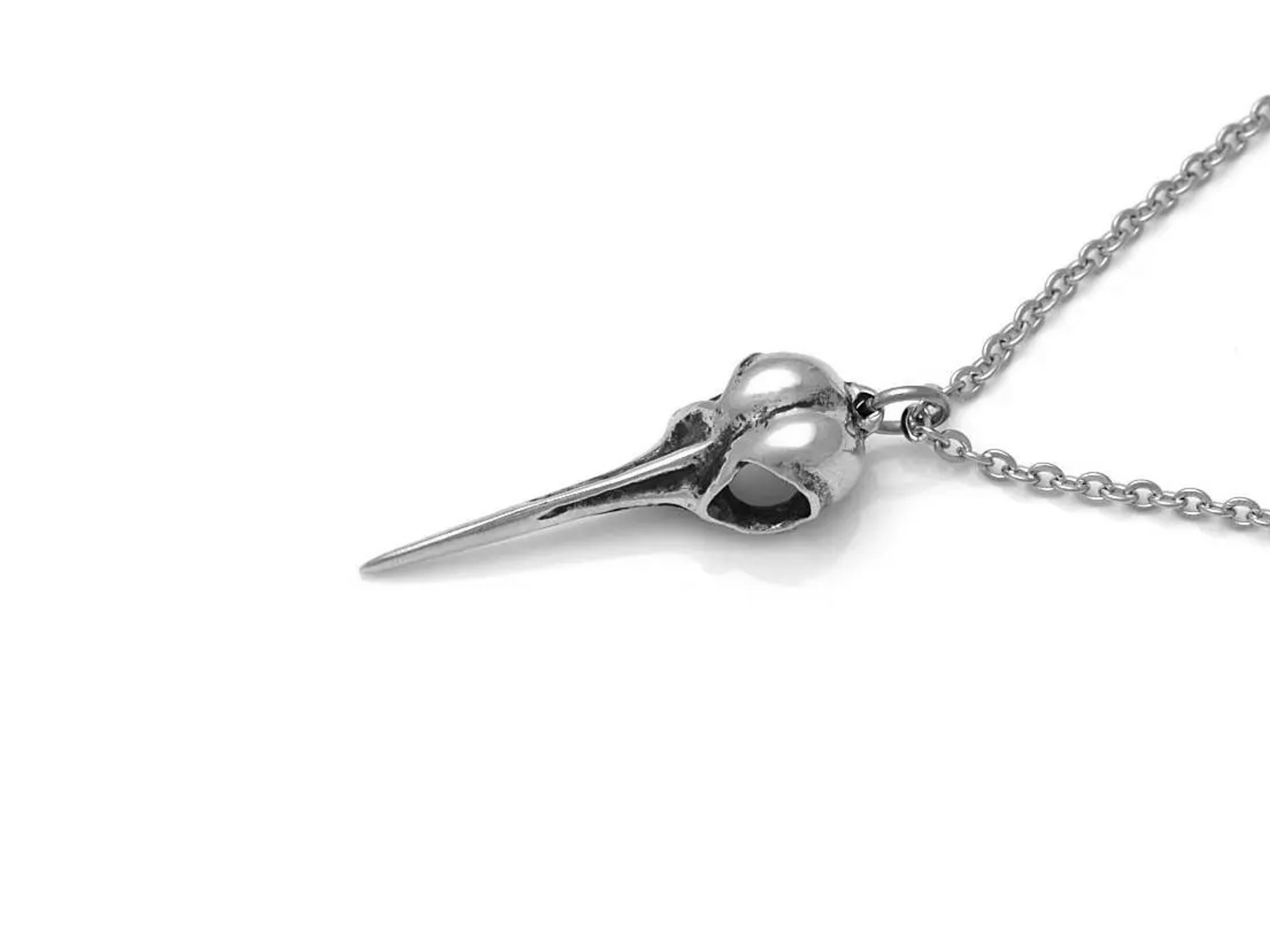 Kolibriskalle Halsband, Handgjort Fågelskalle Smycke - 3