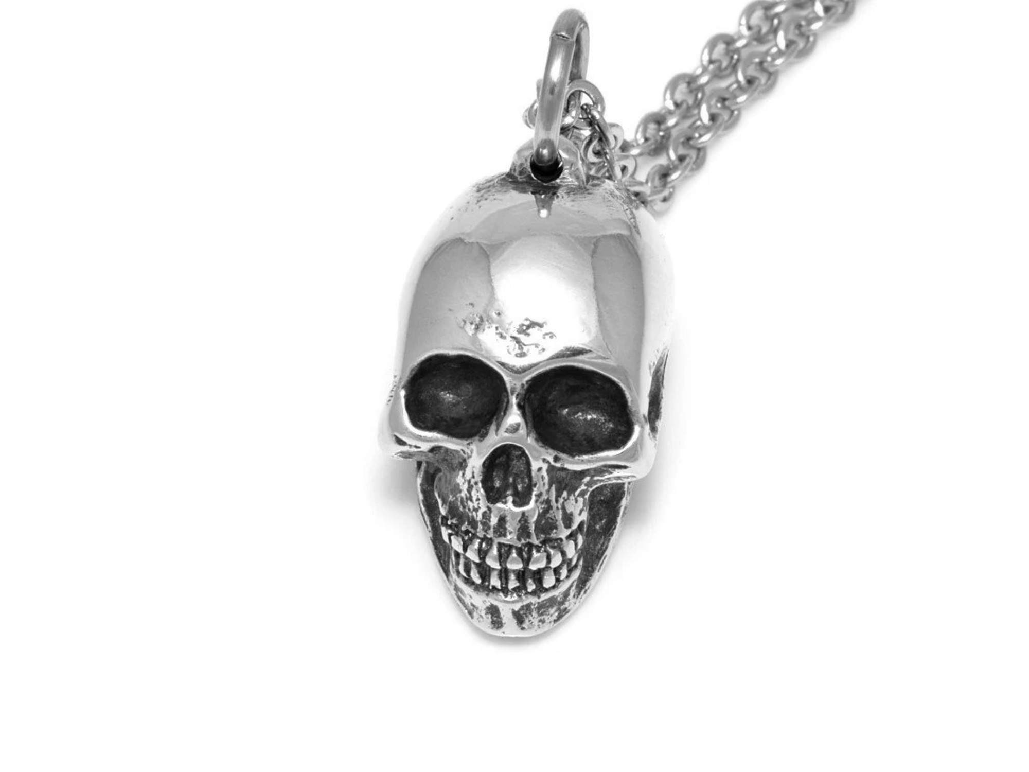 Döskalle Halsband, Handgjort Mänskligt Kranium Smycke - 2