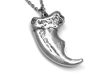 Isbjörnsklo Halsband, Handgjort Björn Smycke