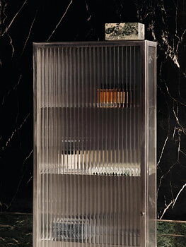 Haze Wall Cabinet Tall Steel Ferm Living
