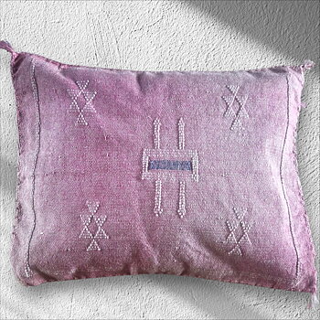 Coussin en tissu Cactus, rose