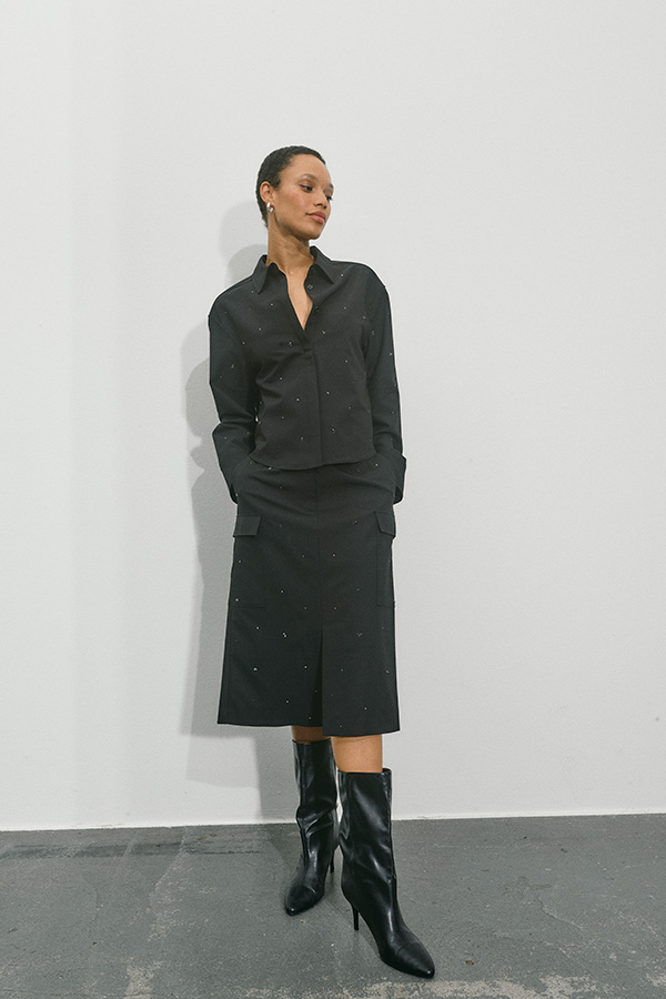 MMRie Geri Shirt Black - 8