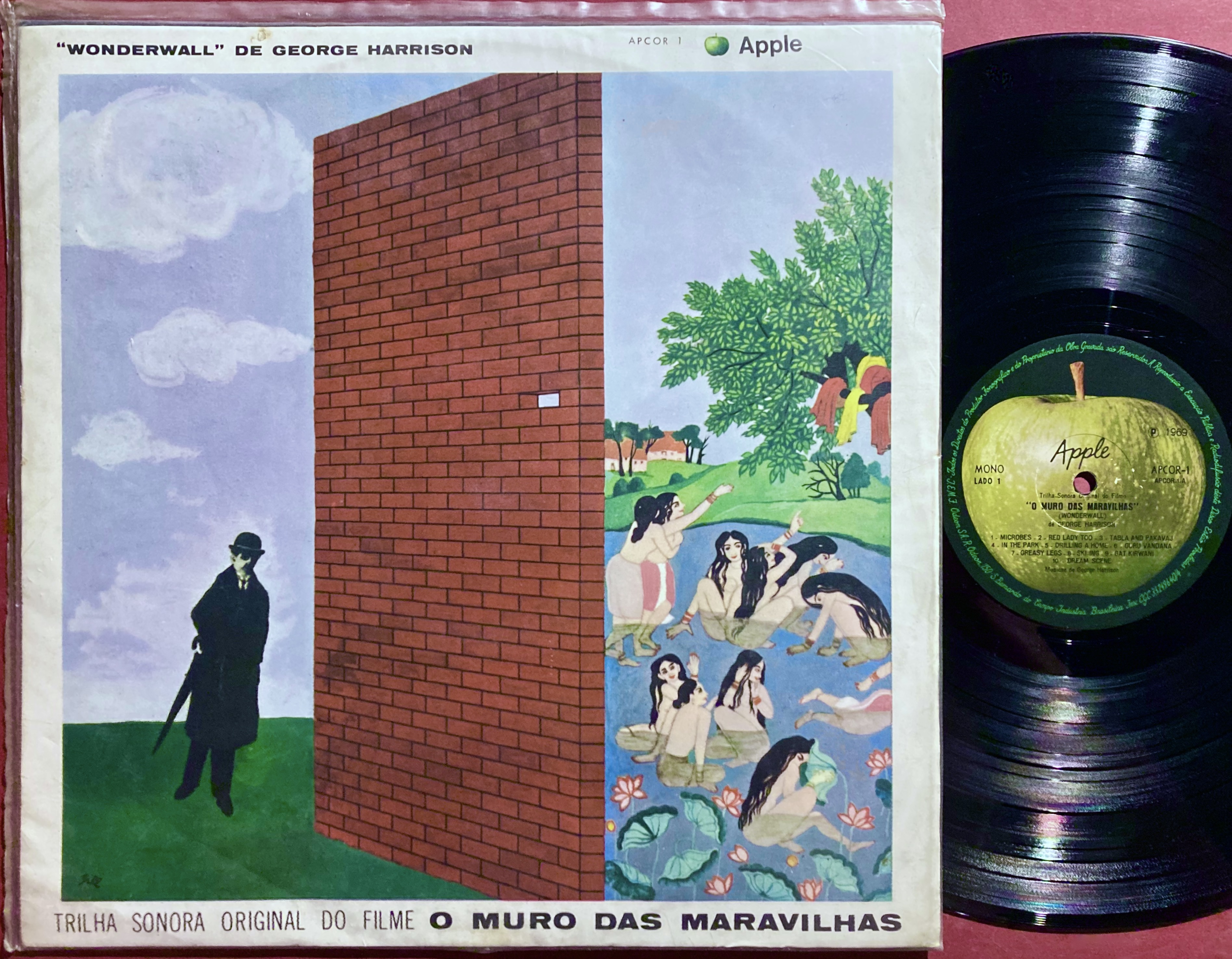GEORGE HARRISON - Wonderwall music Brazil-orig MONO LP 1968