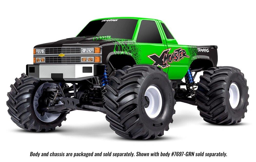 Traxxas X-Maxx MT 8S 4WD Brushless TQi TSM (utan Kaross) - 4