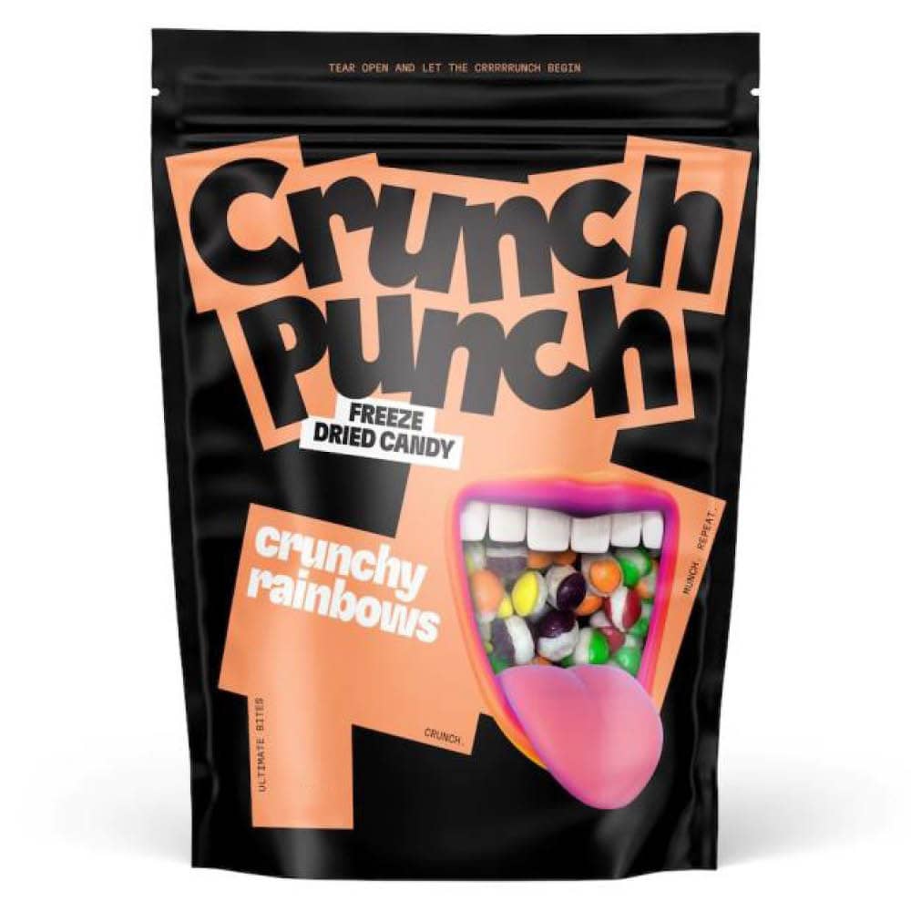 Crunch Punch pakastekuivattu karkki - Crunchy Rainbows 100g