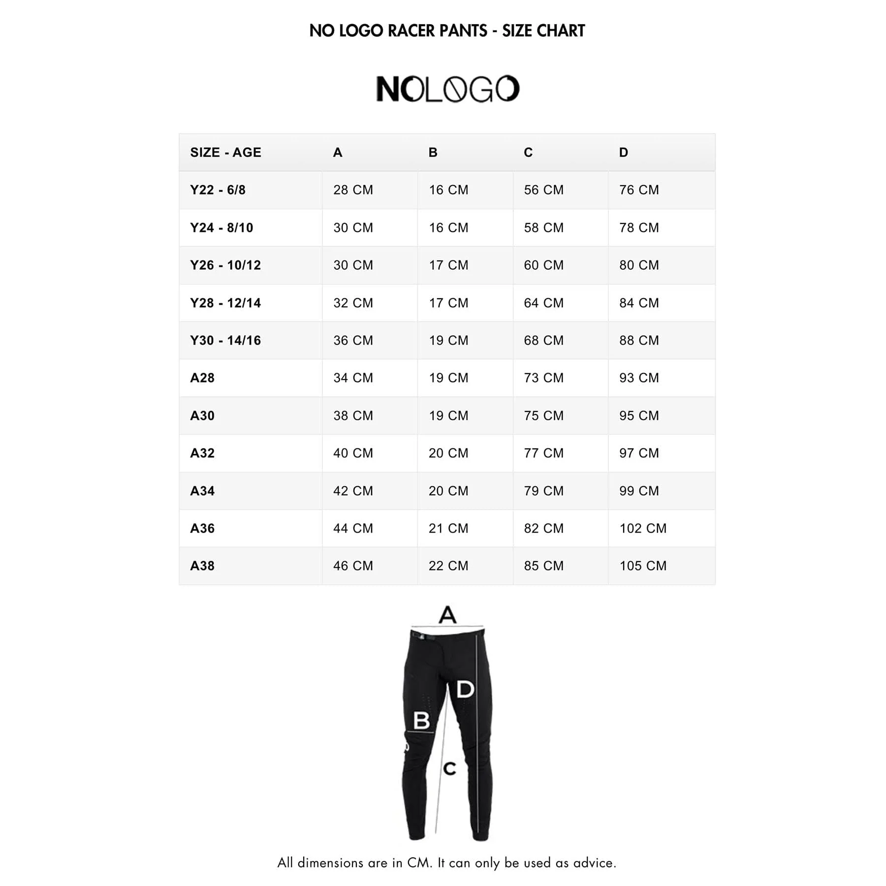 NoLogo Racer BMX Pants - Blue - 3