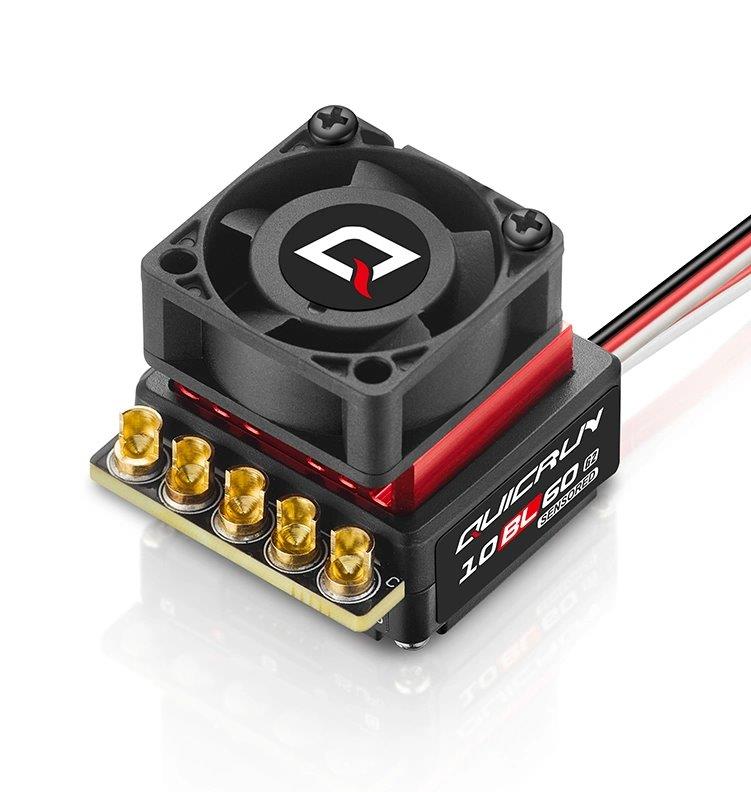 Hobbywing QuicRun Combo 10BL60 SD G2 - 3650SD 10.5T G2 1/10 Sensorbaserat - 4
