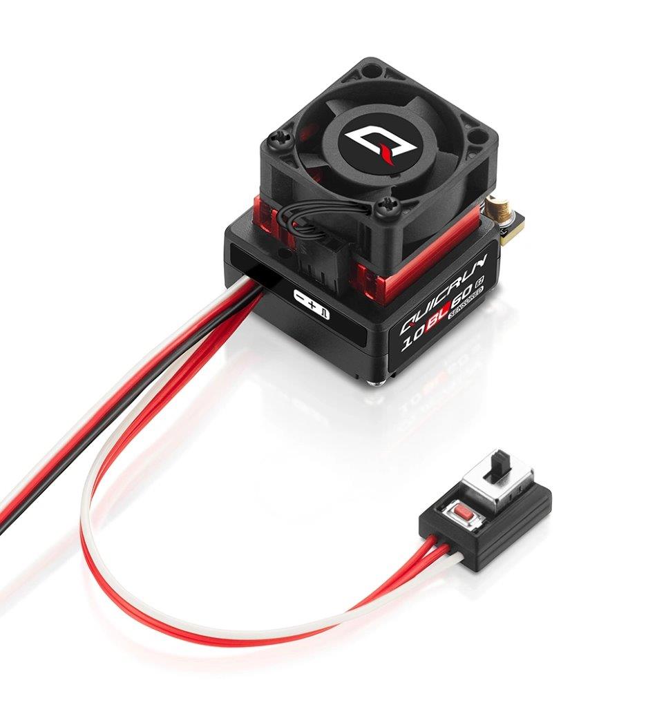 Hobbywing QuicRun Combo 10BL60 SD G2 - 3650SD 10.5T G2 1/10 Sensorbaserat - 2