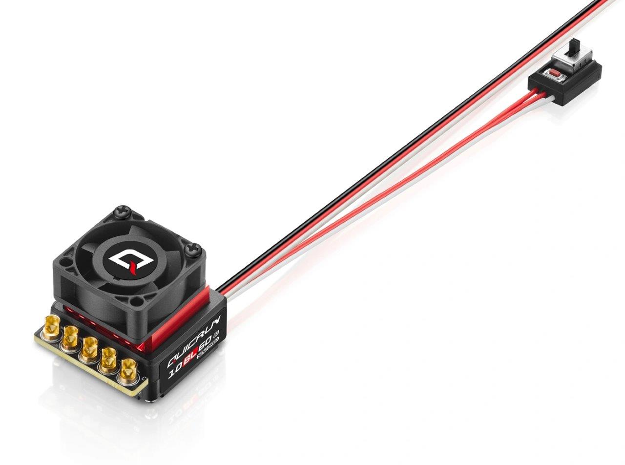 Hobbywing QuicRun Combo 10BL60 SD G2 - 3650SD 10.5T G2 1/10 Sensorbaserat - 5