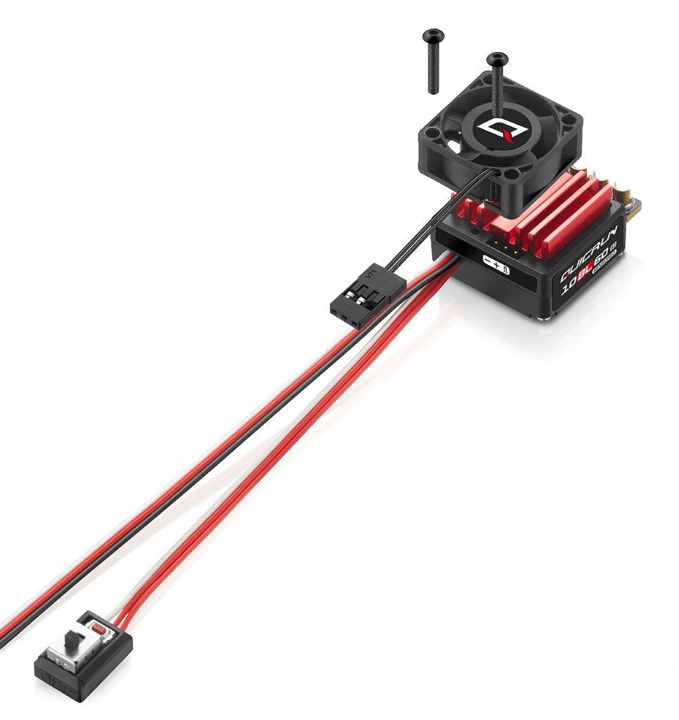 Hobbywing QuicRun Combo 10BL60 SD G2 - 3650SD 13.5T G2 1/10 Sensorbaserat - 6