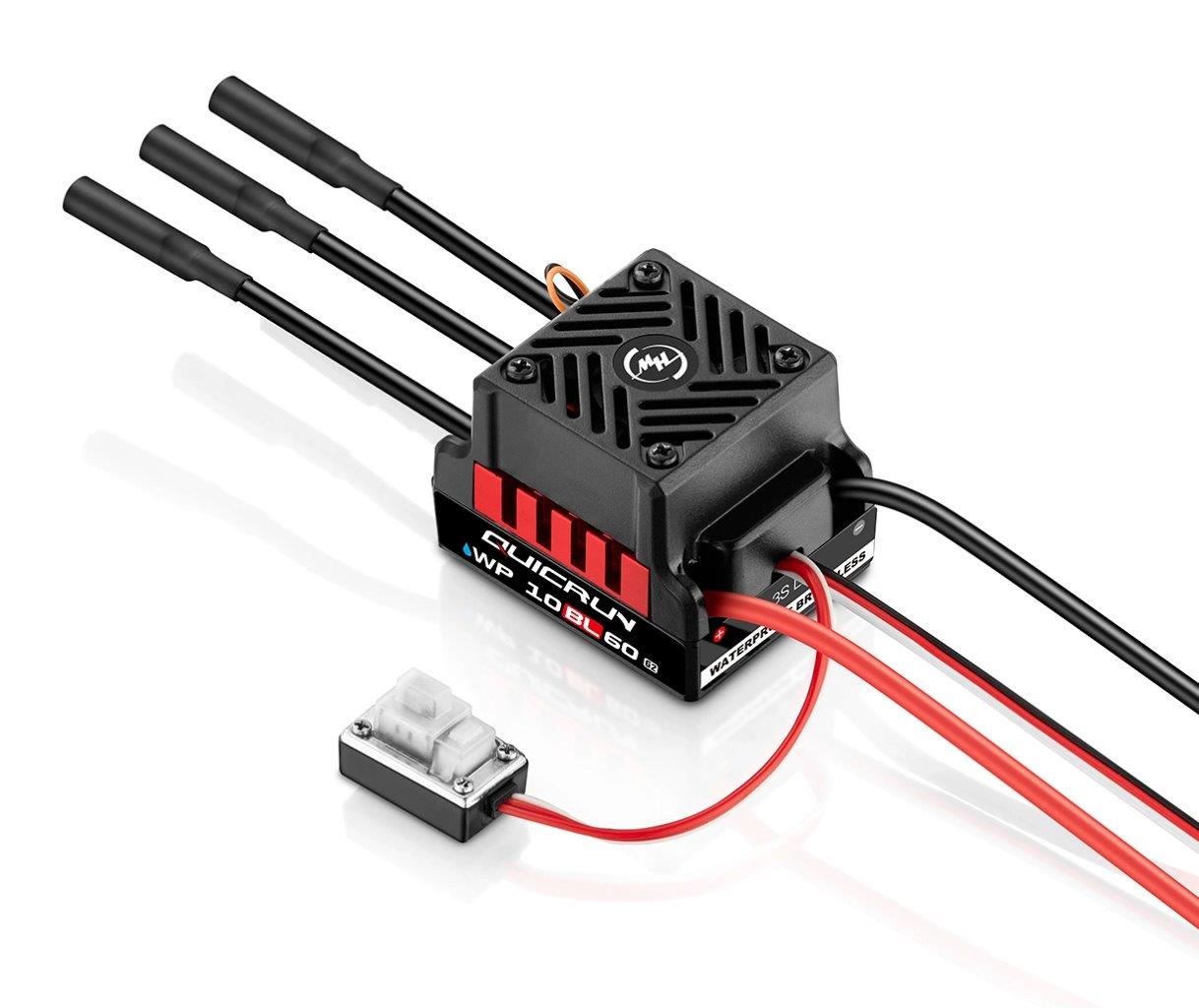 Hobbywing QuicRun Combo WP 10BL60 G2 - 3652SL 3250kV G2 1/10 Sensorlöst - 3