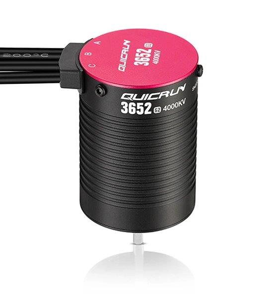Hobbywing QuicRun Combo WP 10BL60 G2 - 3652SL 3250kV G2 1/10 Sensorlöst - 7