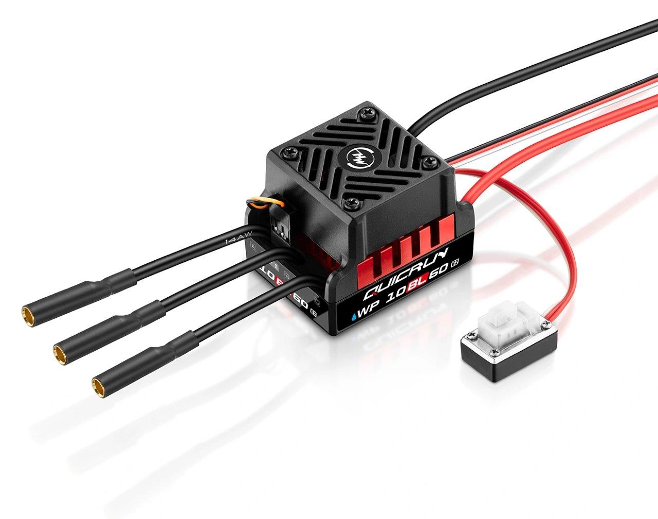 Hobbywing QuicRun Combo WP 10BL60 G2 - 3652SL 4000kV G2 1/10 Sensorlöst - 8