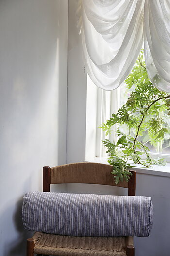 Kudde Bolster brun 18x60 cm