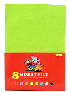 Hobbyfilt  8 färger