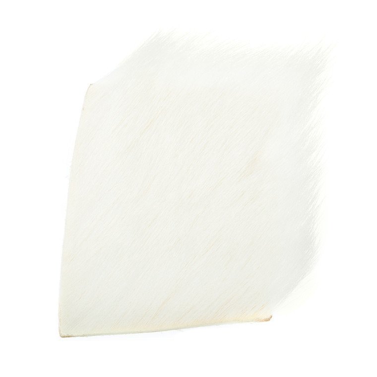 Calf Body Hair - White