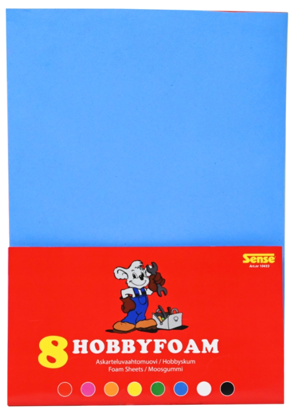 Hobbyfoam 8 färger