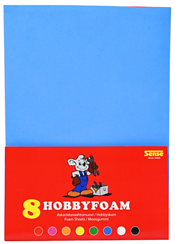 Hobbyfoam 8 färger