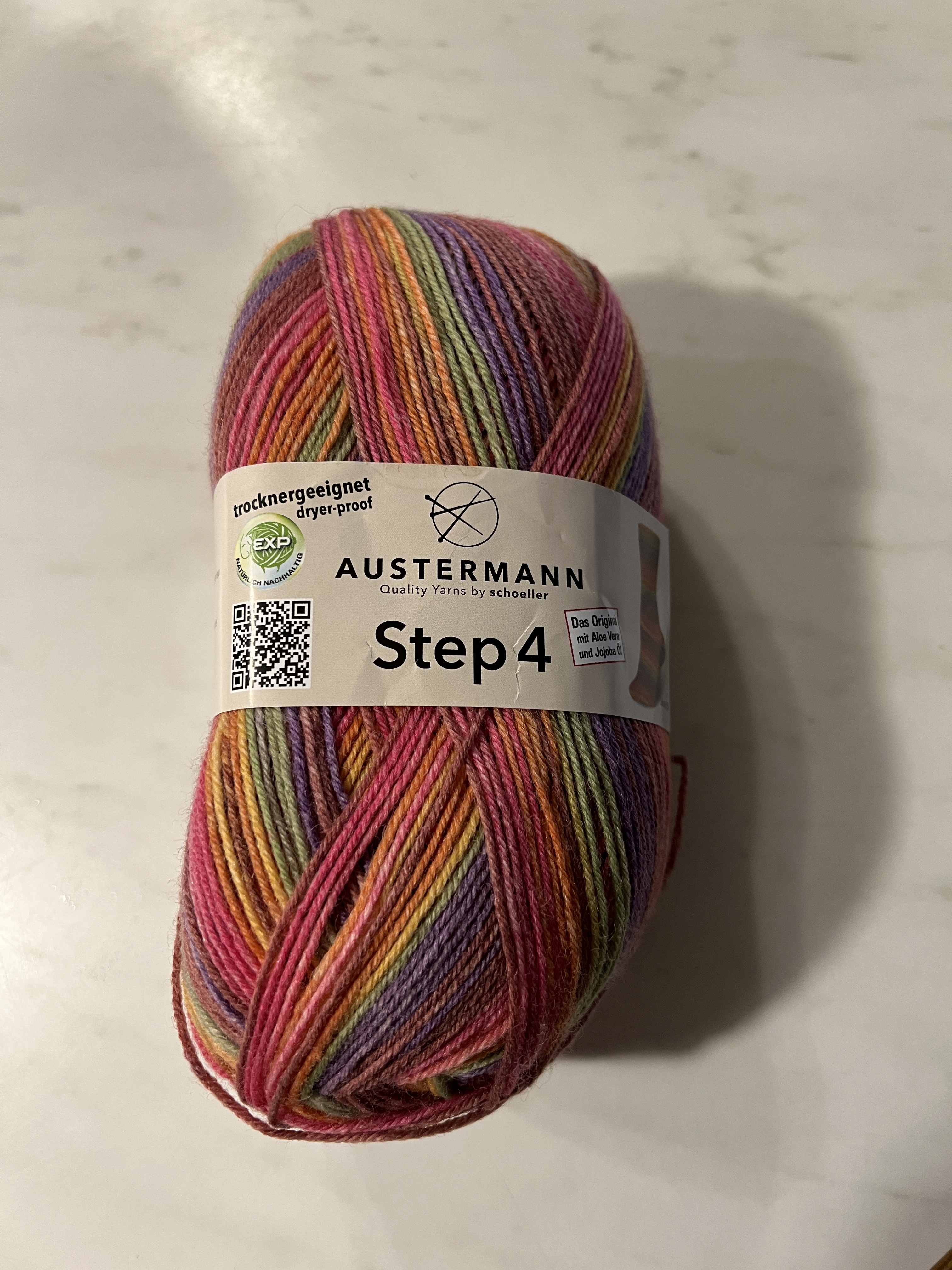 Austermann Step 4. Original Aloe Vera garnet - Hrvan Garn & Handarbete