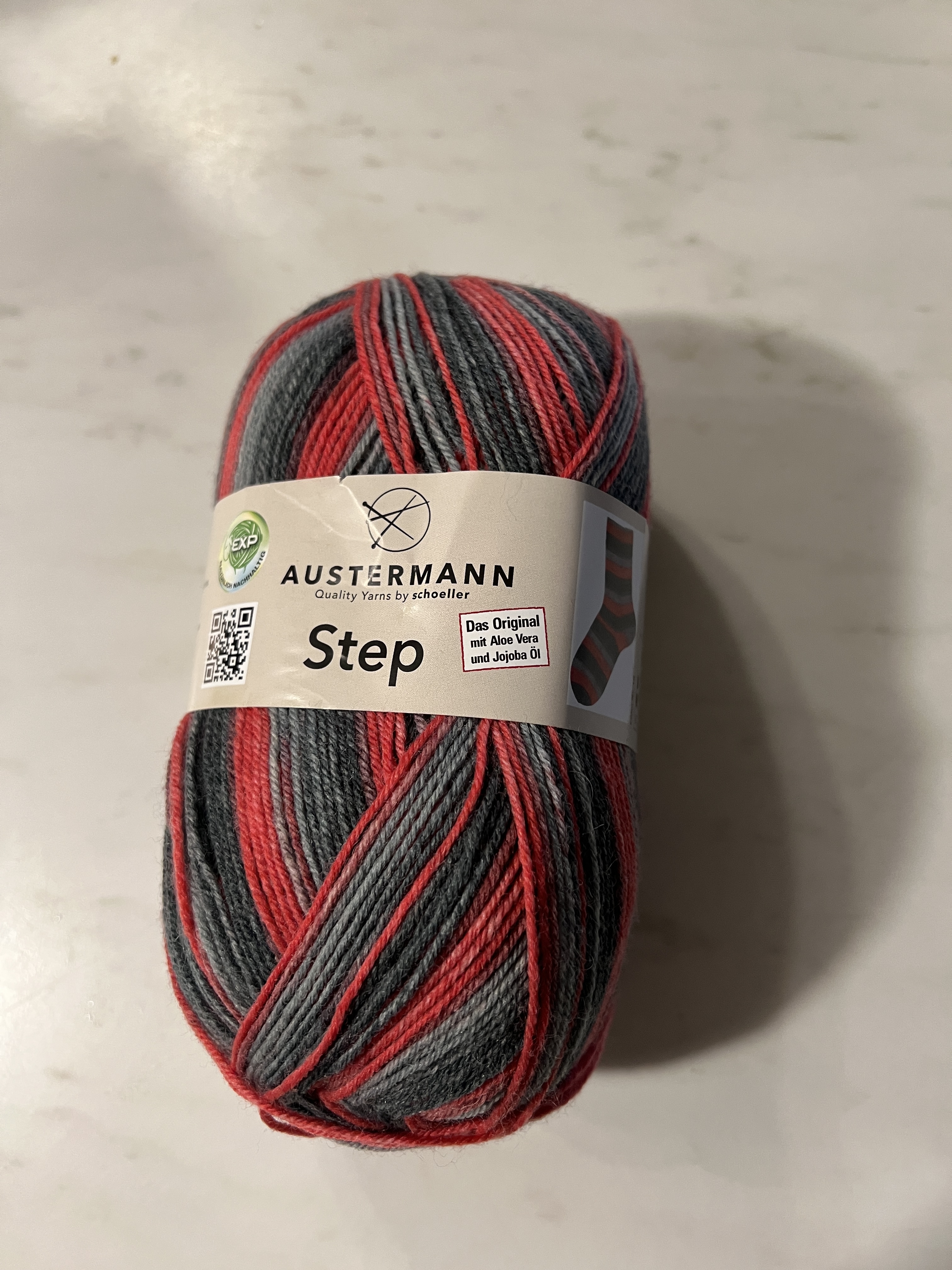 Austermann Step 4. Original Aloe Vera garnet - Hrvan Garn & Handarbete