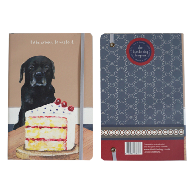 Anteckningsbok A5 The Little Dog Laughed Hundmotiv Black Labrador - 2