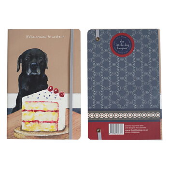 Anteckningsbok A5 The Little Dog Laughed Hundmotiv Black Labrador