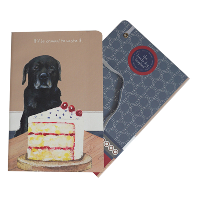 Anteckningsbok A5 The Little Dog Laughed Hundmotiv Black Labrador