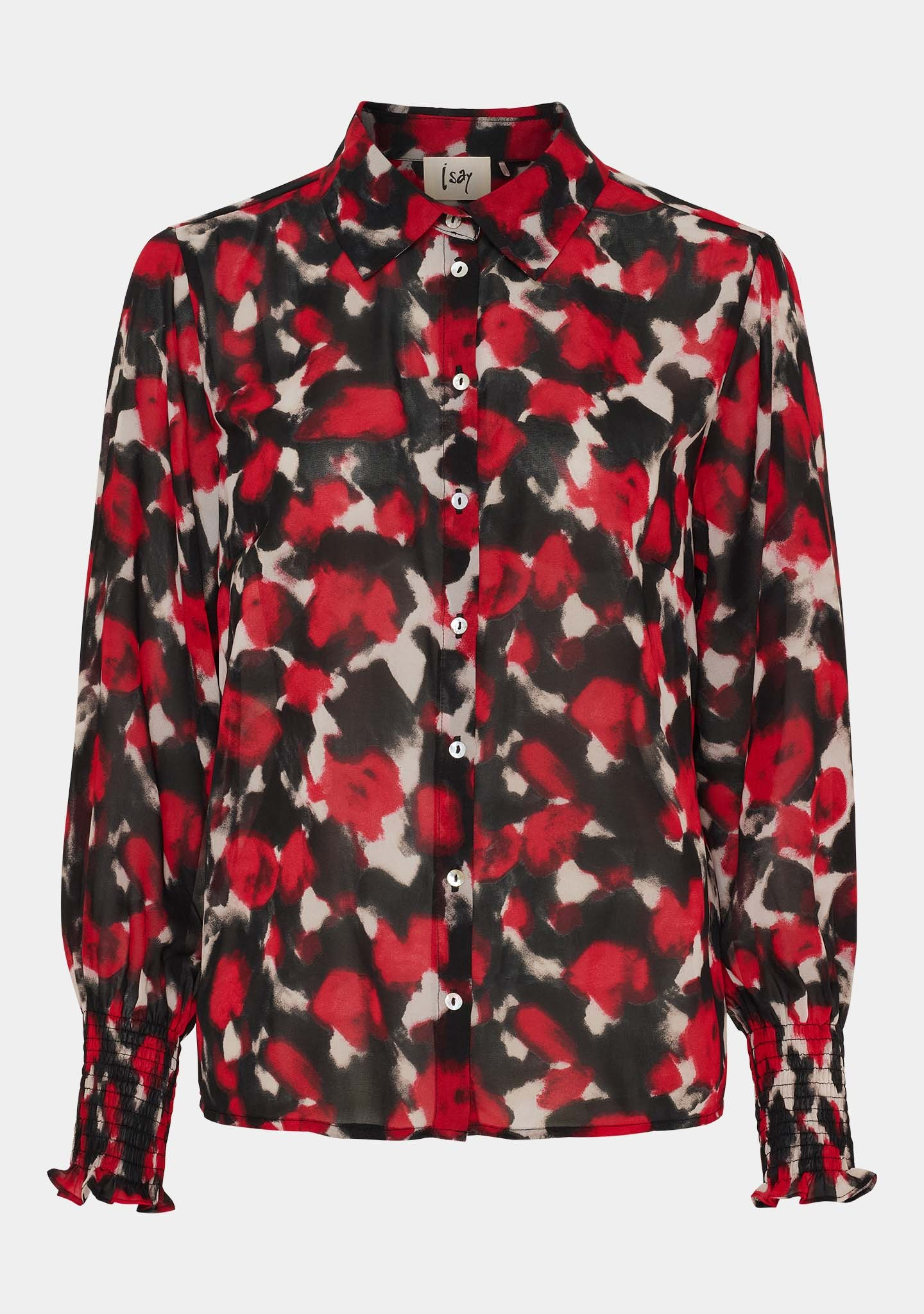 Vibse Shirt - Red Abstraction - Isay 