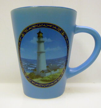 Mugg  med Fyr Blå Nr1