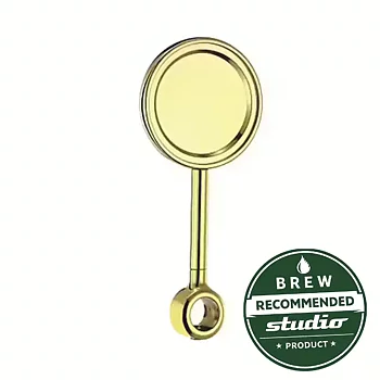 Medallion till tapptorn i mässing | Brew Studio