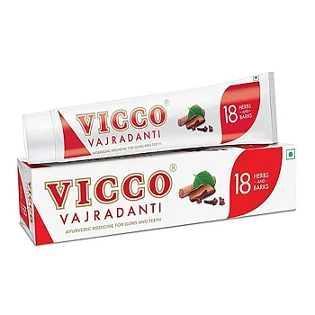 Vicco Vajradanti - ayurvedisk fluorfri tandkräm, 100 g.