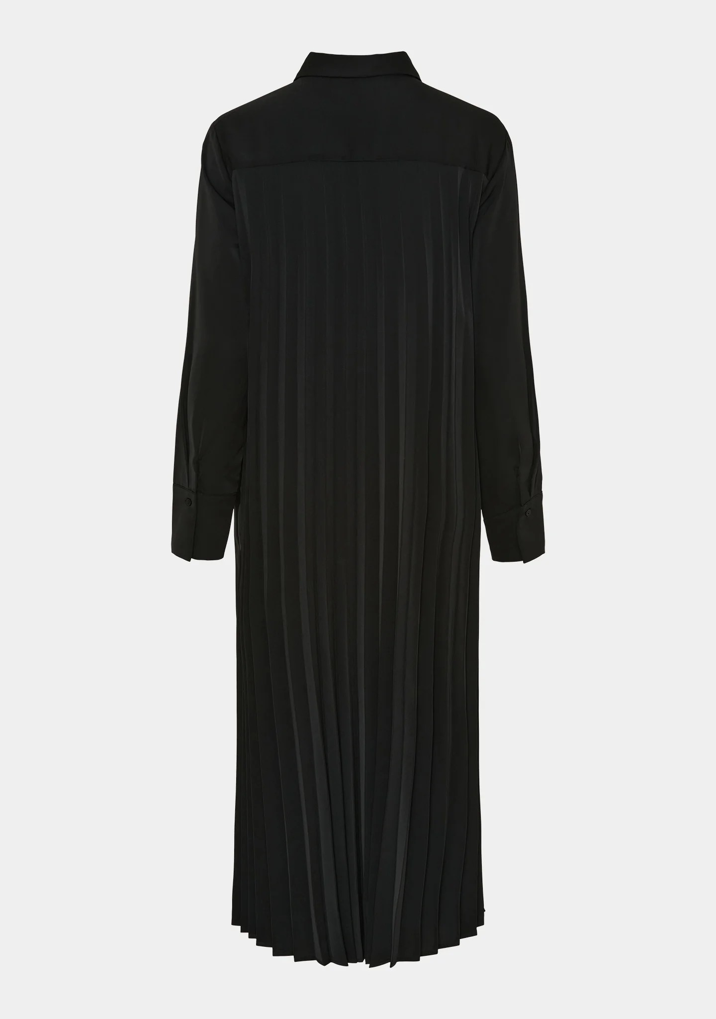 Frida Pleat Dress - Black - Isay - 4