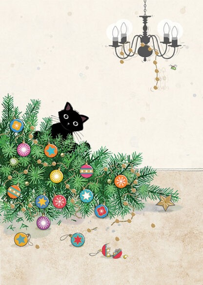 Fallen Tree, Christmas Greeting Card