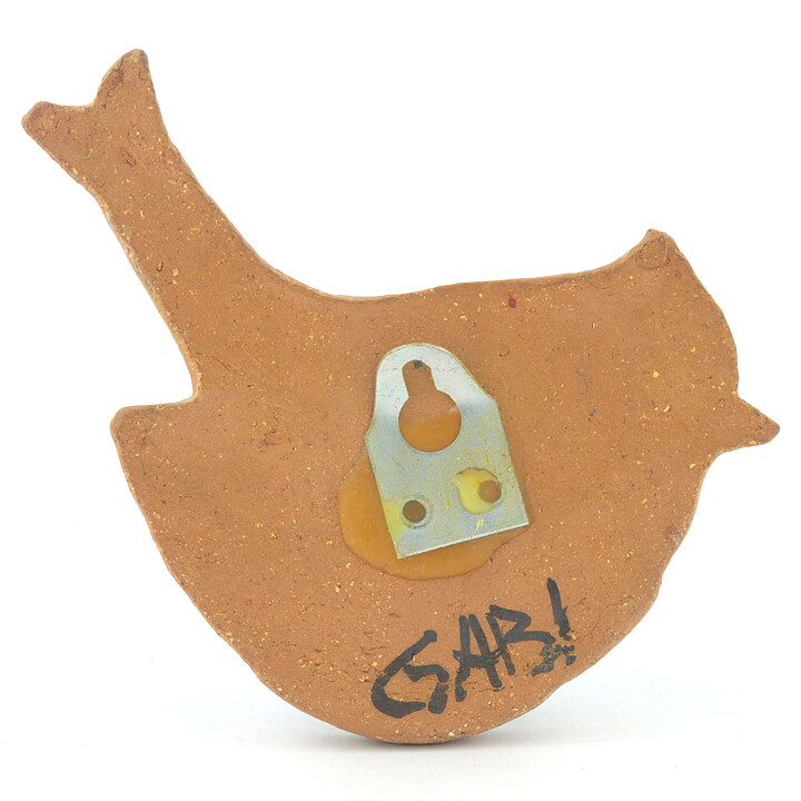 Gabi Citron-Tengborg (1960s) Stylistic Bird Wall Plaque 13 cm