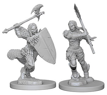Pathfinder Battles Deep Cuts: Female Barbarian Pathfinder