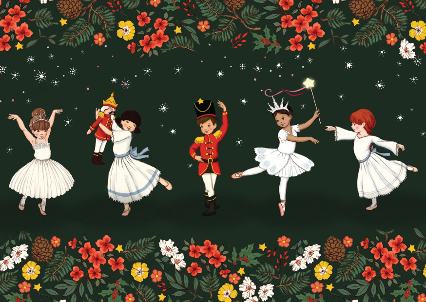 Nutcracker Dance, Postcard