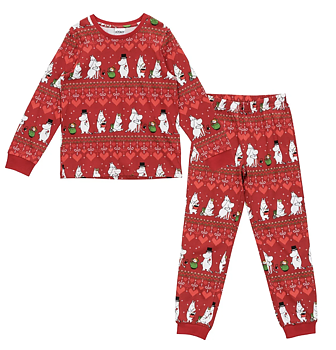 Mumin Barn Julpyjamas - Vinterhjärta (Finns även för herr, dam & bebis) 