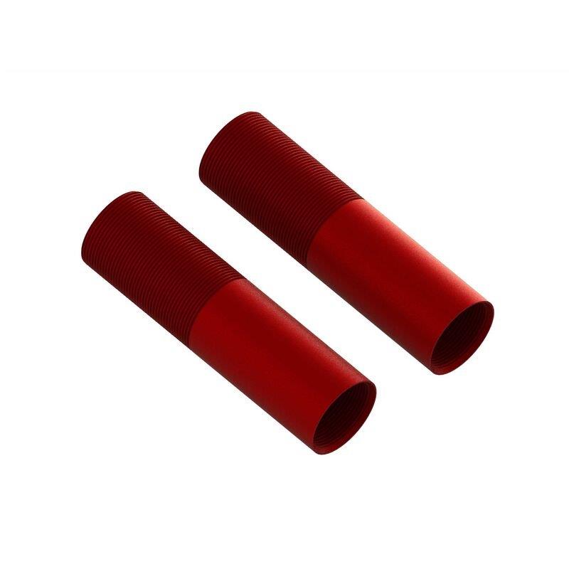 ARRMA Aluminum Shock Body, 24x88mm (Red) (2)