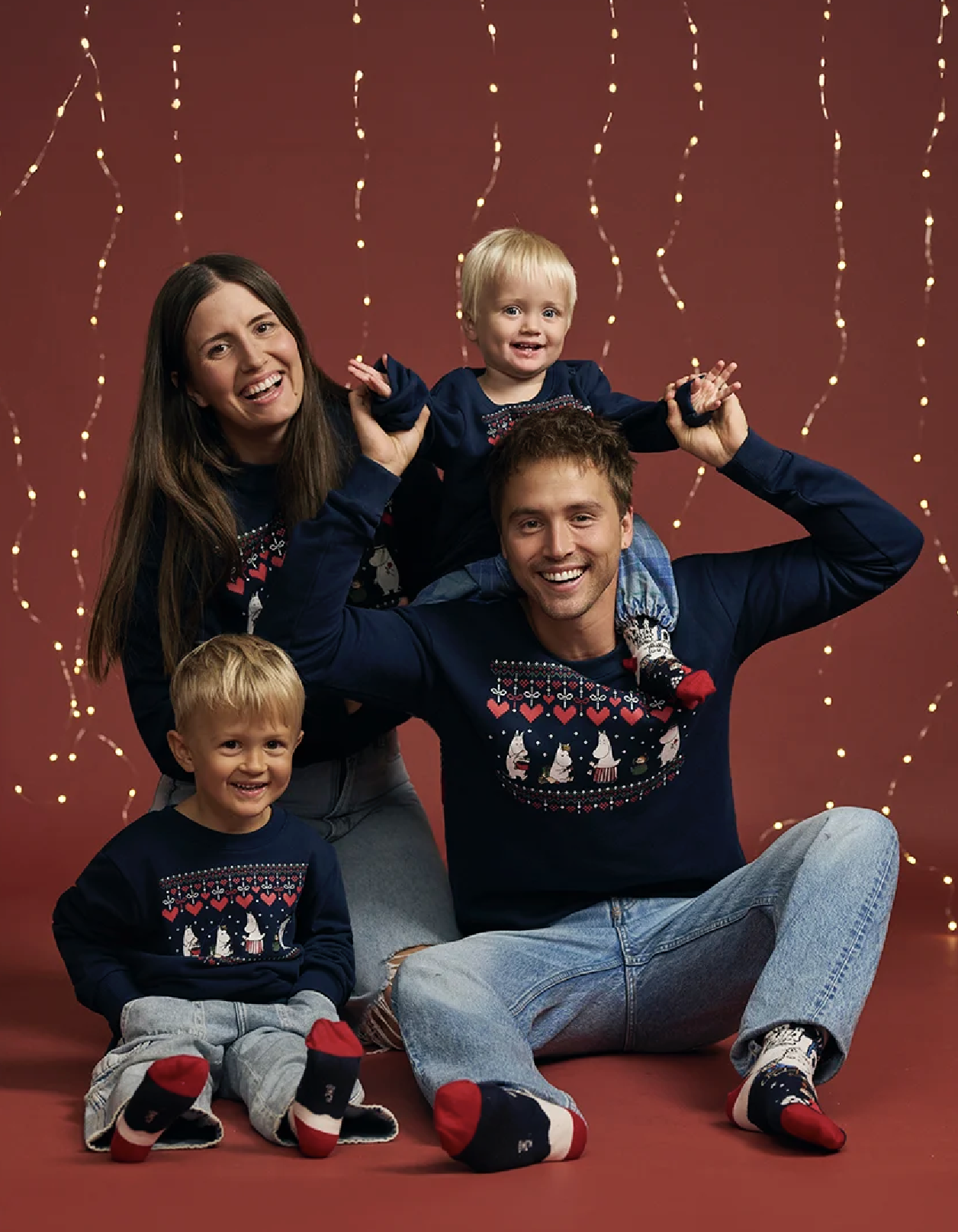 Moomin Adult Christmas Sweater (Unisex) - Winter Heart (Also available for kids & baby) - 2