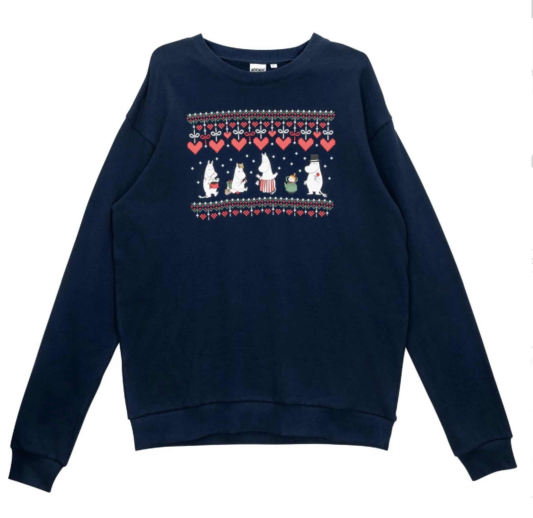 Moomin Adult Christmas Sweater (Unisex) - Winter Heart (Also available for kids & baby)