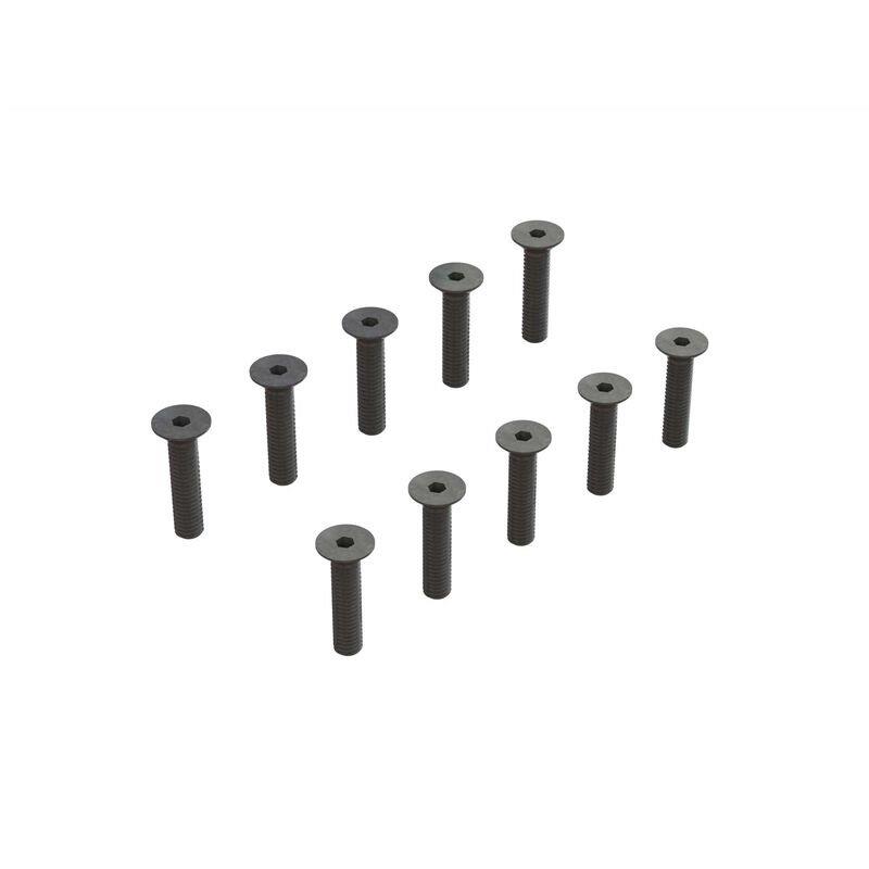 ARRMA Flat Head Hex Machine Screw, M3.5x16mm (10)