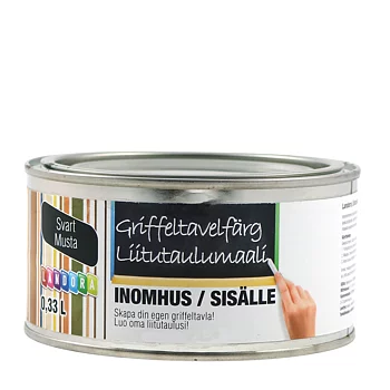 Landora griffeltavelfärg svart 0,3L