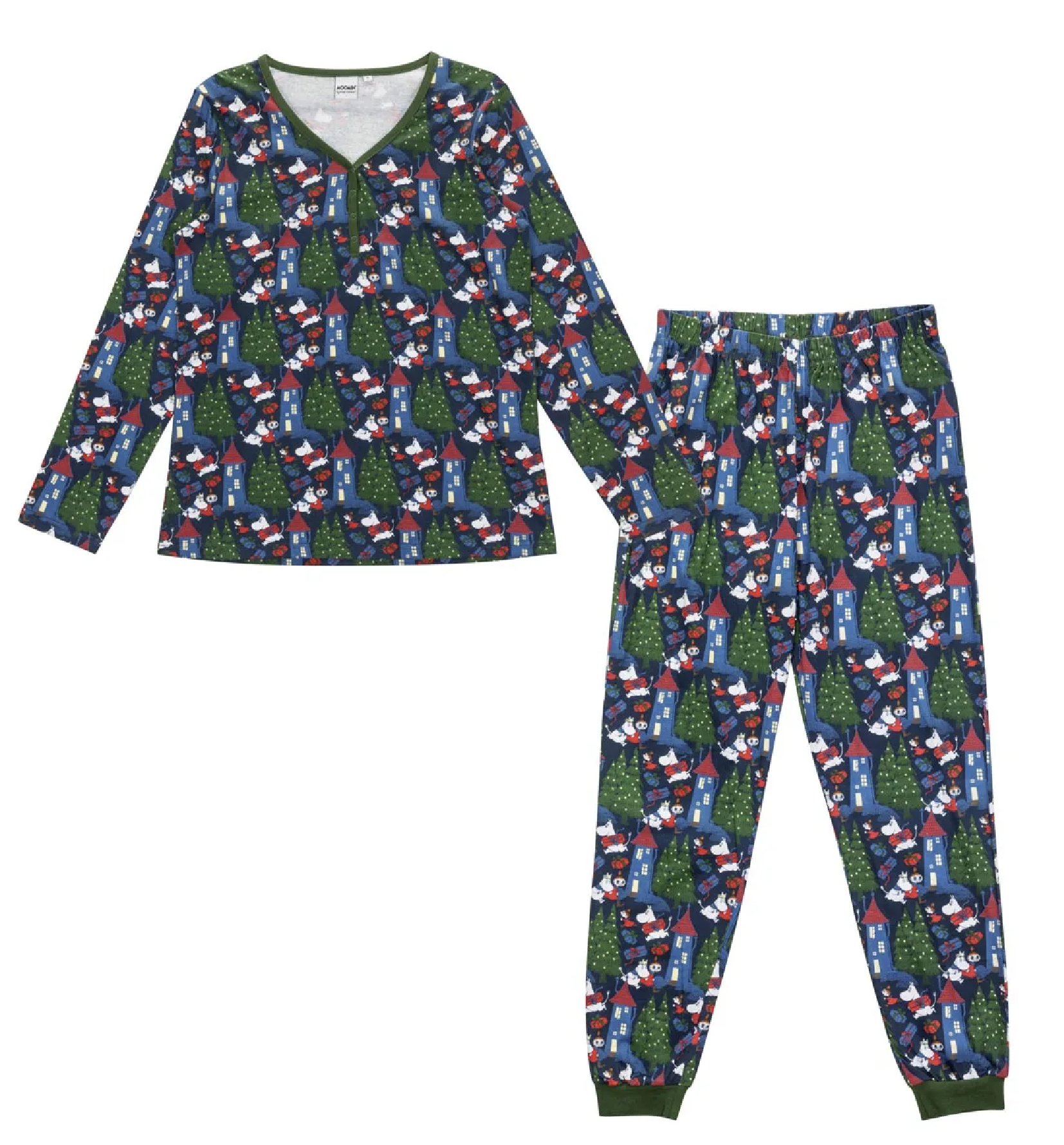 Moomin Women's Christmas Pajamas - Rusch (Also available for men, children & baby)